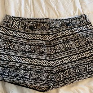 Aztec print shorts